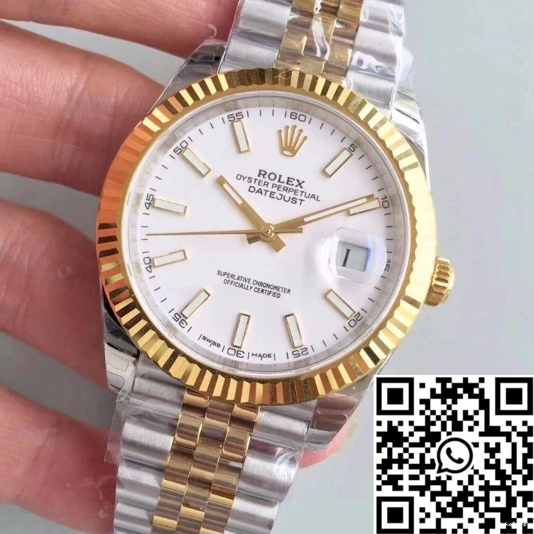 Datejust M126333-0016 Dial Rolex White Factory EW 0110